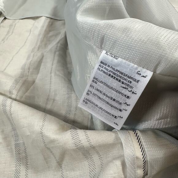 INC International Concepts Men's Slim Fit Linen Striped Blazer Size XL $130 - Picture 9 of 9